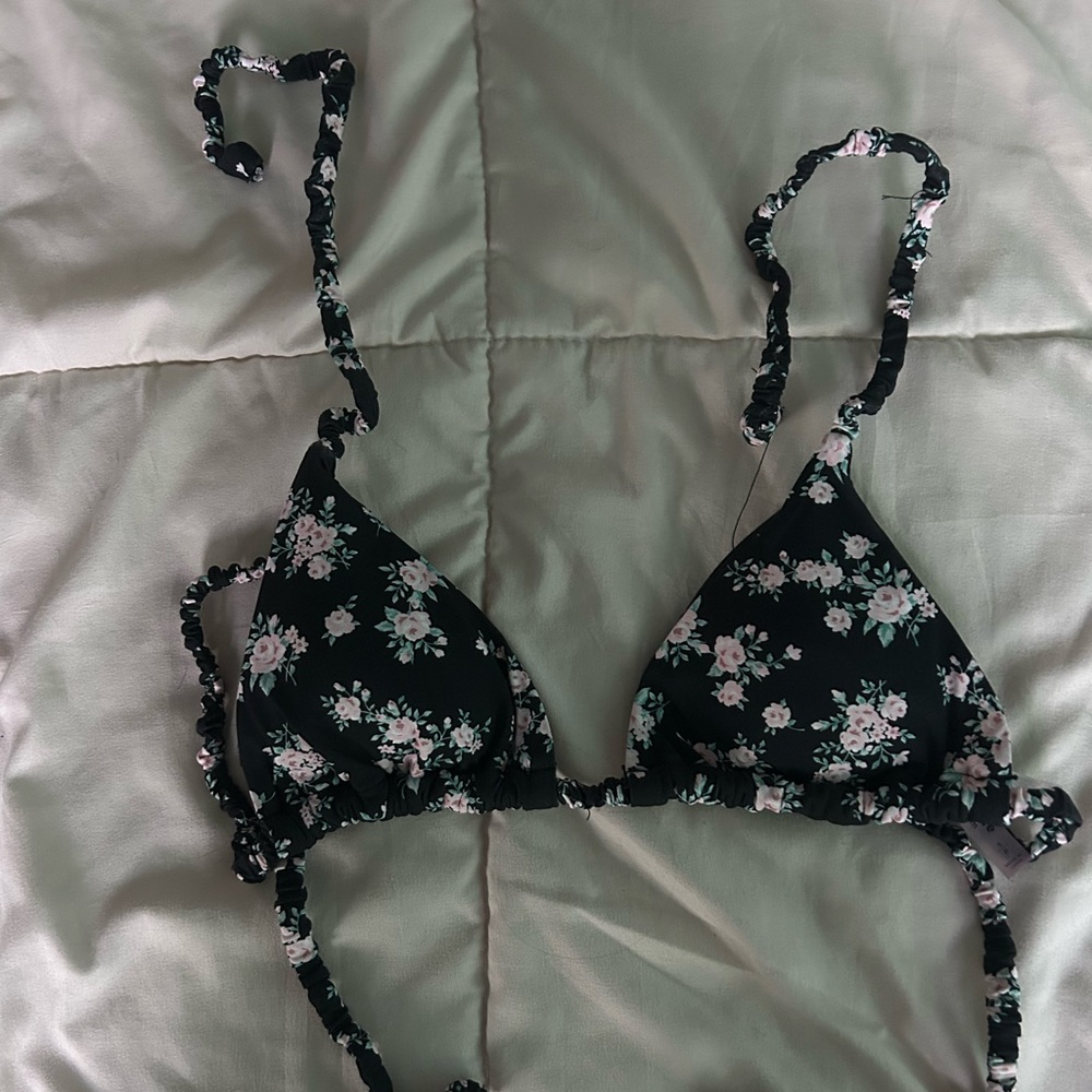 Ardene Black Floral Swimwear